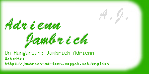 adrienn jambrich business card
